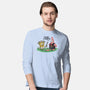 The Holy Grail Under The Sea-Mens-Long Sleeved-Tee-zascanauta