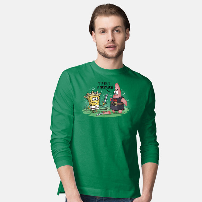 The Holy Grail Under The Sea-Mens-Long Sleeved-Tee-zascanauta