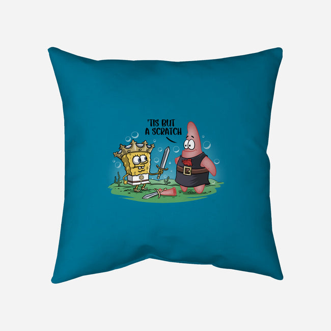 The Holy Grail Under The Sea-None-Removable Cover w Insert-Throw Pillow-zascanauta