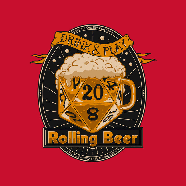 Rolling Beer-None-Removable Cover w Insert-Throw Pillow-Getsousa!