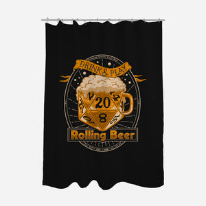 Rolling Beer-None-Polyester-Shower Curtain-Getsousa!