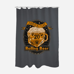 Rolling Beer-None-Polyester-Shower Curtain-Getsousa!