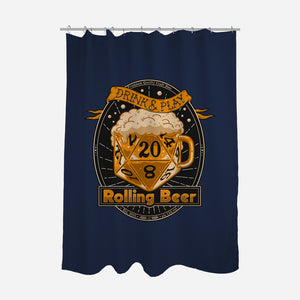 Rolling Beer-None-Polyester-Shower Curtain-Getsousa!