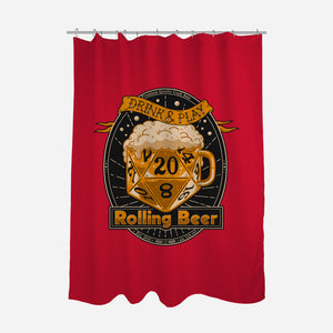 Rolling Beer-None-Polyester-Shower Curtain-Getsousa!