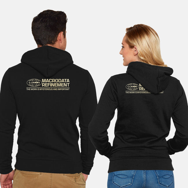 The Work Is Mysterious And Important-Unisex-Zip-Up-Sweatshirt-kg07