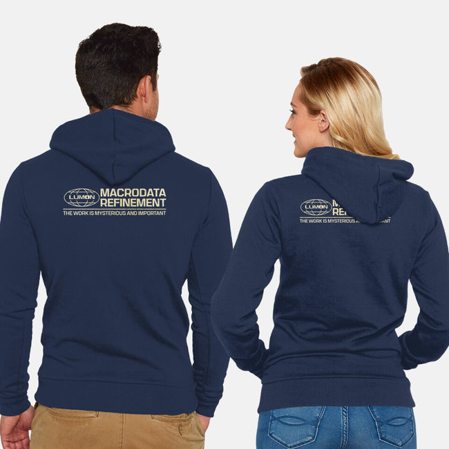 The Work Is Mysterious And Important-Unisex-Zip-Up-Sweatshirt-kg07