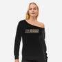 The Work Is Mysterious And Important-Womens-Off Shoulder-Sweatshirt-kg07