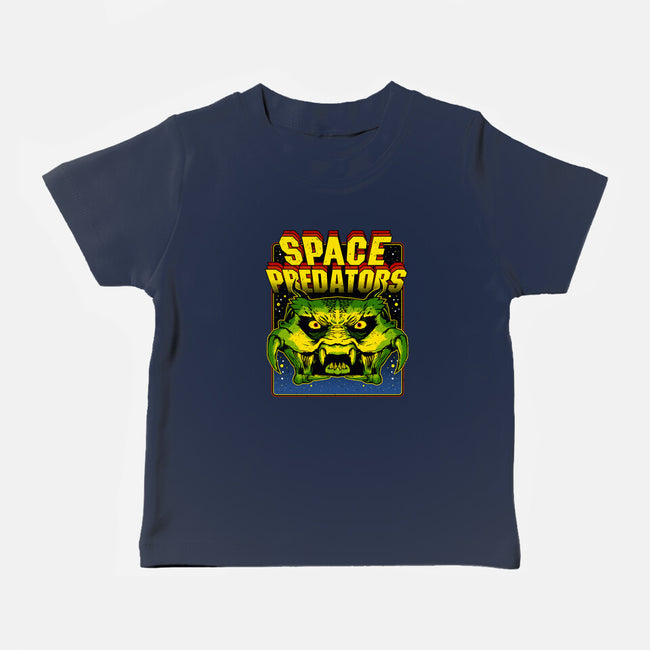 Space Predator-Baby-Basic-Tee-demonigote