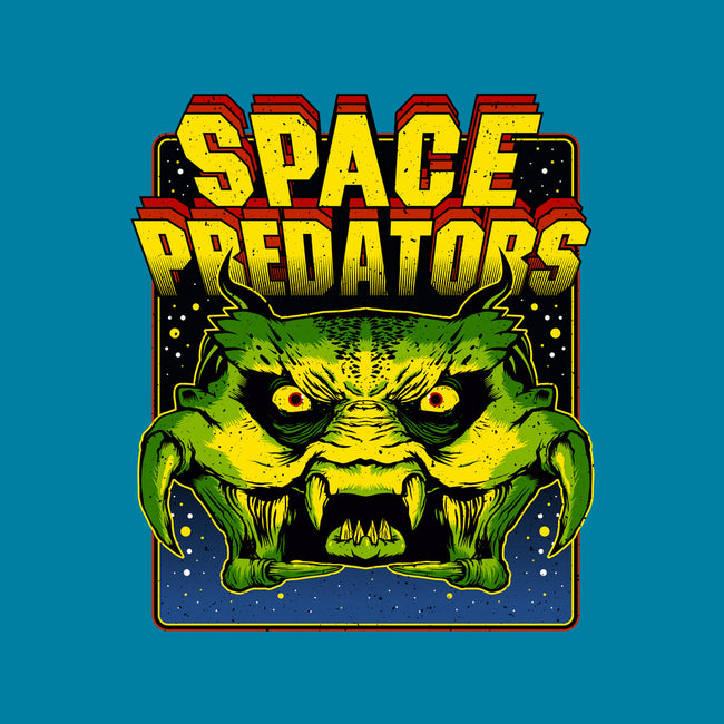 Space Predator-None-Fleece-Blanket-demonigote