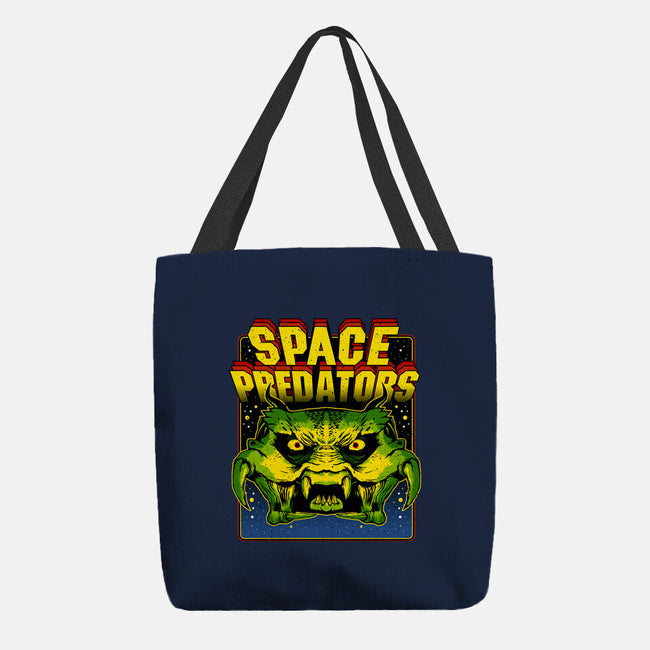 Space Predator-None-Basic Tote-Bag-demonigote