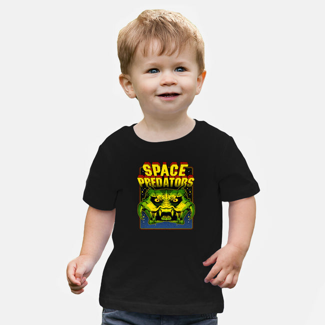 Space Predator-Baby-Basic-Tee-demonigote