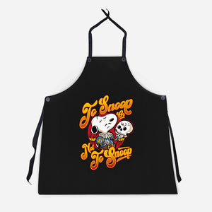 To Snoop Or Not-Unisex-Kitchen-Apron-demonigote