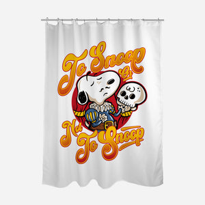 To Snoop Or Not-None-Polyester-Shower Curtain-demonigote