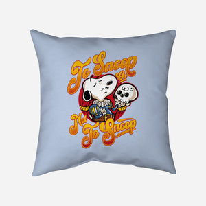 To Snoop Or Not-None-Removable Cover w Insert-Throw Pillow-demonigote