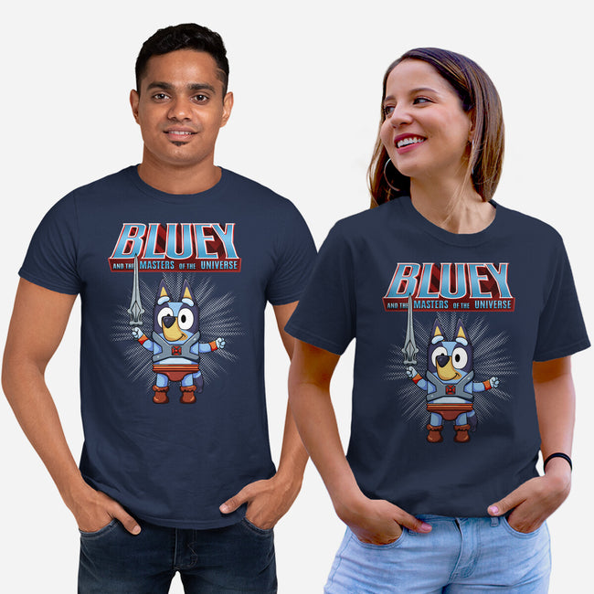 Bluey And The Masters Of The Universe-Unisex-Basic-Tee-JamesQJO