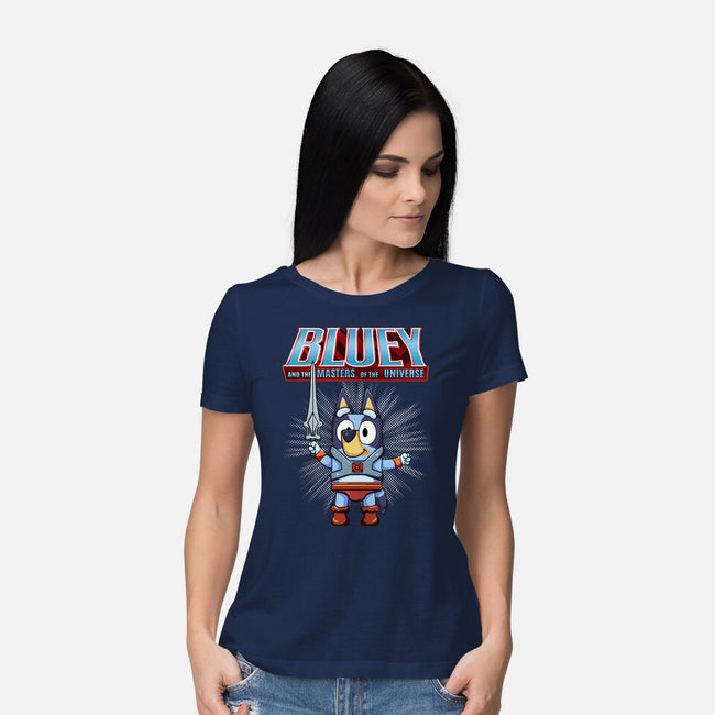 Bluey And The Masters Of The Universe-Womens-Basic-Tee-JamesQJO