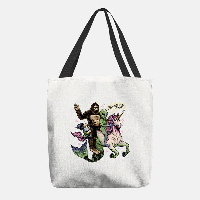 Just Believe-None-Basic Tote-Bag-momma_gorilla