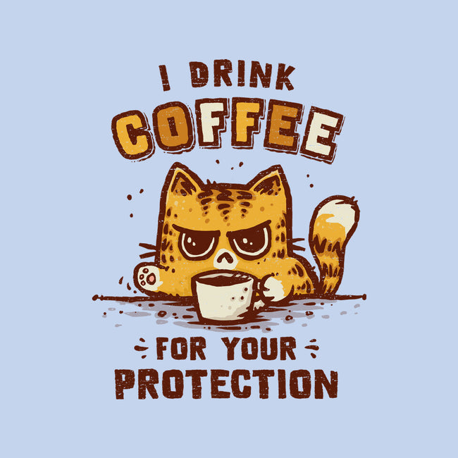 I Drink Coffee To Protect You-None-Polyester-Shower Curtain-kg07