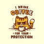 I Drink Coffee To Protect You-None-Polyester-Shower Curtain-kg07