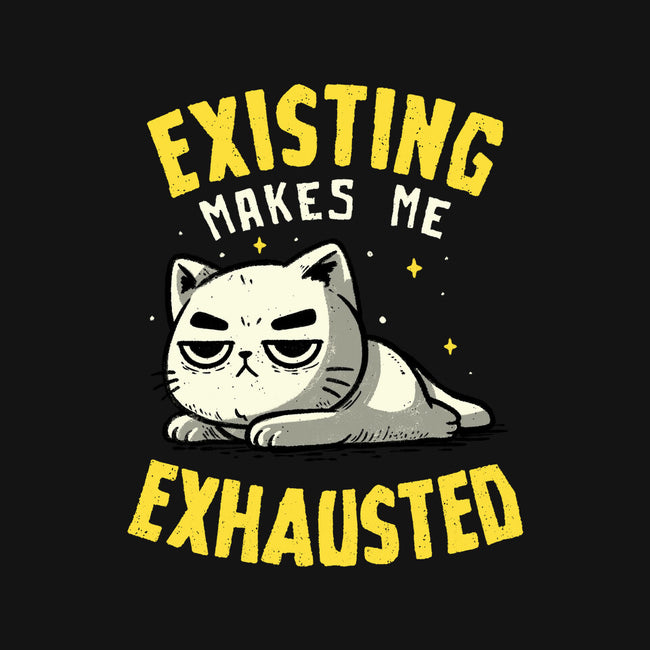 Existing Makes Me Exhausted-None-Polyester-Shower Curtain-koalastudio