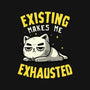 Existing Makes Me Exhausted-None-Removable Cover w Insert-Throw Pillow-koalastudio