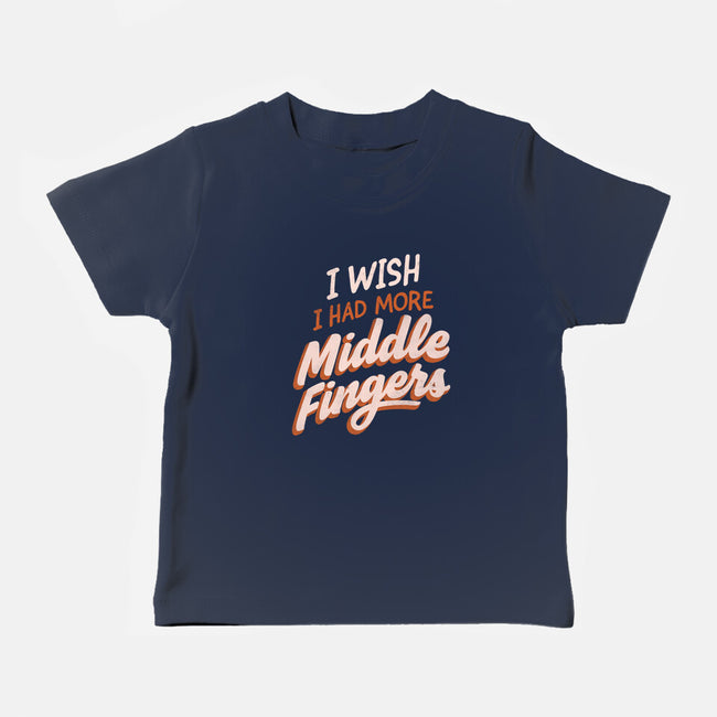 Middle Fingers-Baby-Basic-Tee-koalastudio