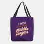 Middle Fingers-None-Basic Tote-Bag-koalastudio