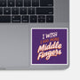 Middle Fingers-None-Glossy-Sticker-koalastudio