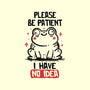 Please Be Patient I Have No Idea-None-Removable Cover w Insert-Throw Pillow-koalastudio