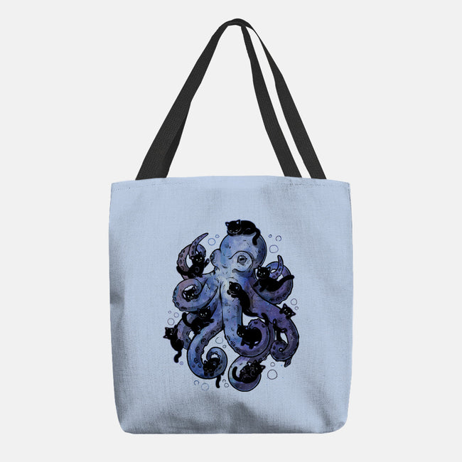 Octopurr-None-Basic Tote-Bag-eduely