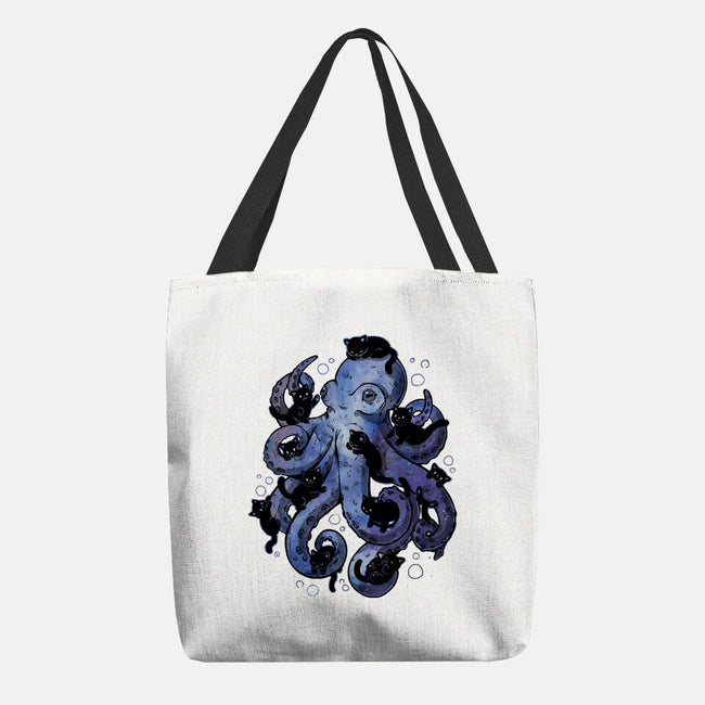 Octopurr-None-Basic Tote-Bag-eduely