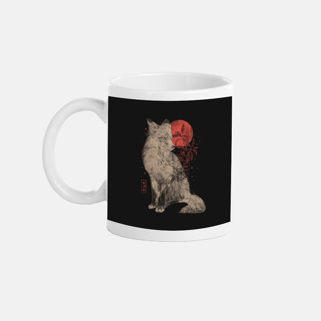 Bloomy Fox-None-Mug-Drinkware-eduely