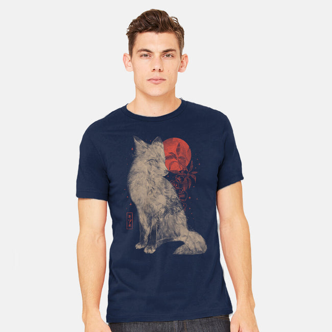 Bloomy Fox-Mens-Heavyweight-Tee-eduely