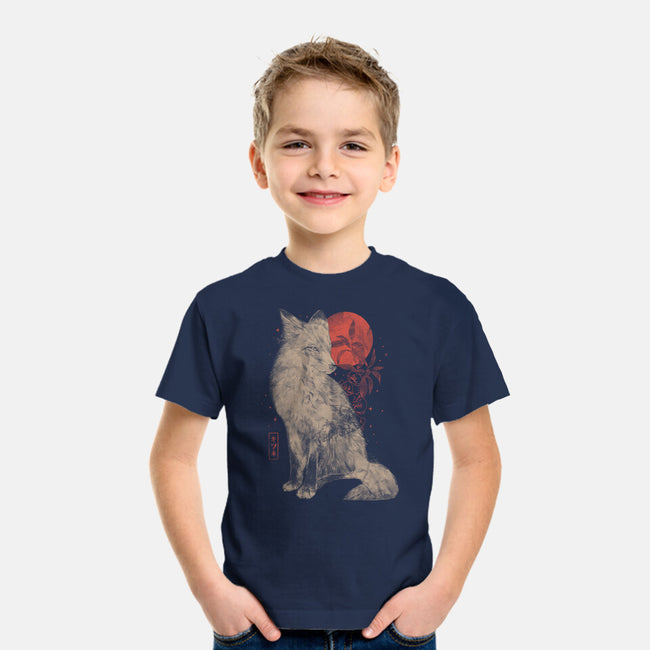 Bloomy Fox-Youth-Basic-Tee-eduely