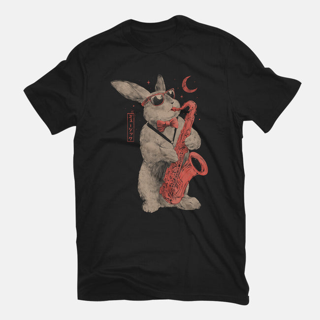 Jazz Bunny-Womens-Basic-Tee-eduely