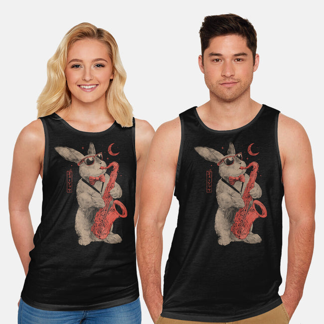 Jazz Bunny-Unisex-Basic-Tank-eduely