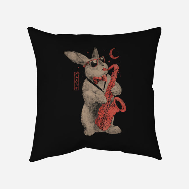 Jazz Bunny-None-Removable Cover w Insert-Throw Pillow-eduely