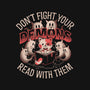 Read With Your Demons-Unisex-Kitchen-Apron-eduely