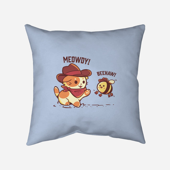 Meowdy And Beehaw-None-Removable Cover w Insert-Throw Pillow-TechraNova