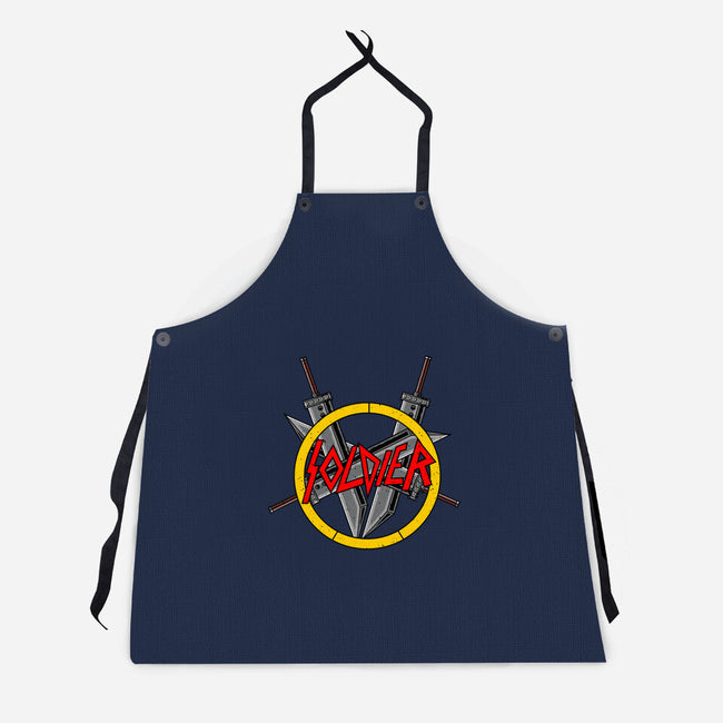 Soldier Slayer-Unisex-Kitchen-Apron-demonigote