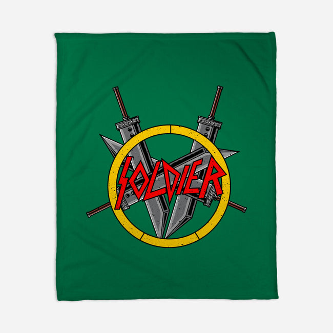 Soldier Slayer-None-Fleece-Blanket-demonigote