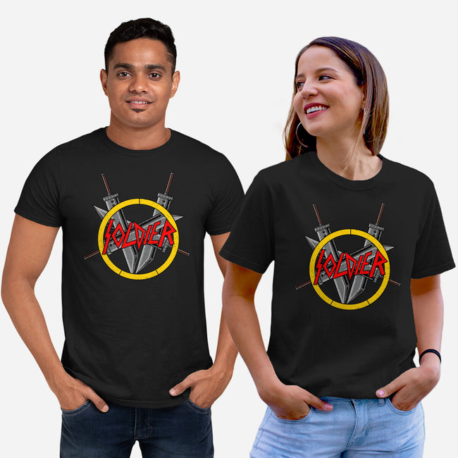 Soldier Slayer-Unisex-Basic-Tee-demonigote