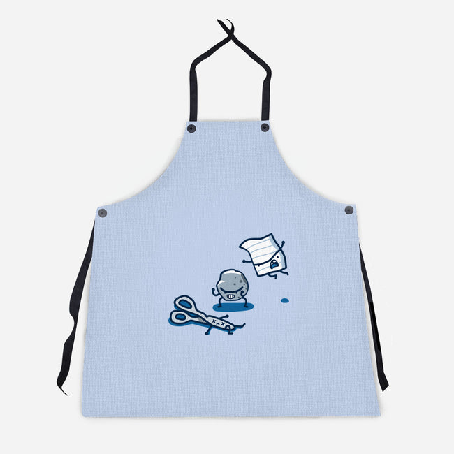 Rock Paper Scissors-Unisex-Kitchen-Apron-demonigote