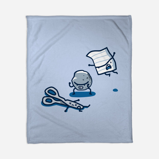 Rock Paper Scissors-None-Fleece-Blanket-demonigote