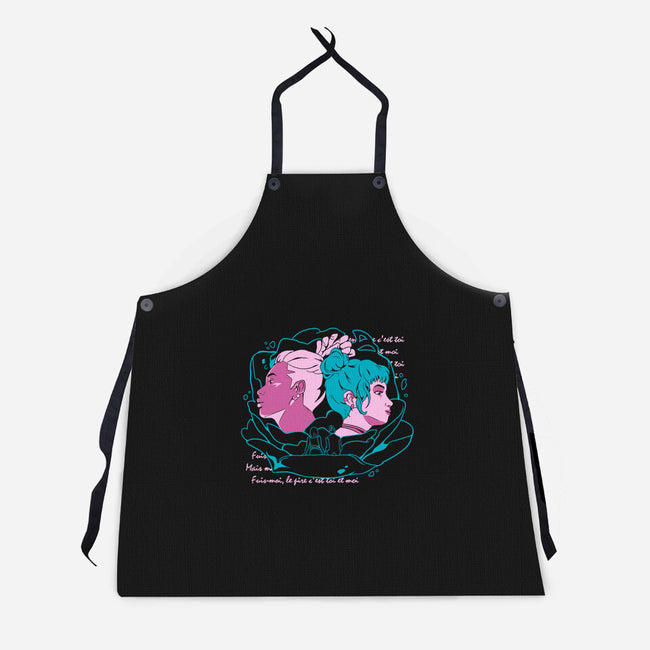 Jinx And Ekko-Unisex-Kitchen-Apron-yumie