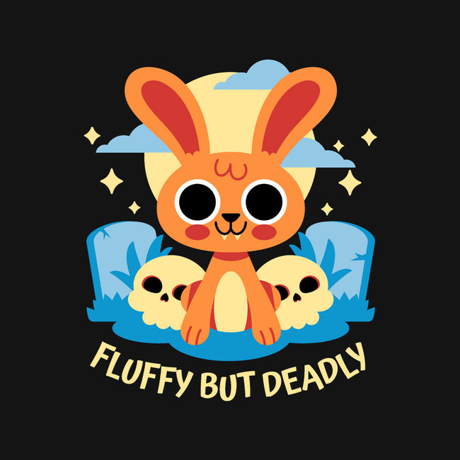 Fluffy But Deadly-None-Glossy-Sticker-FunkVampire