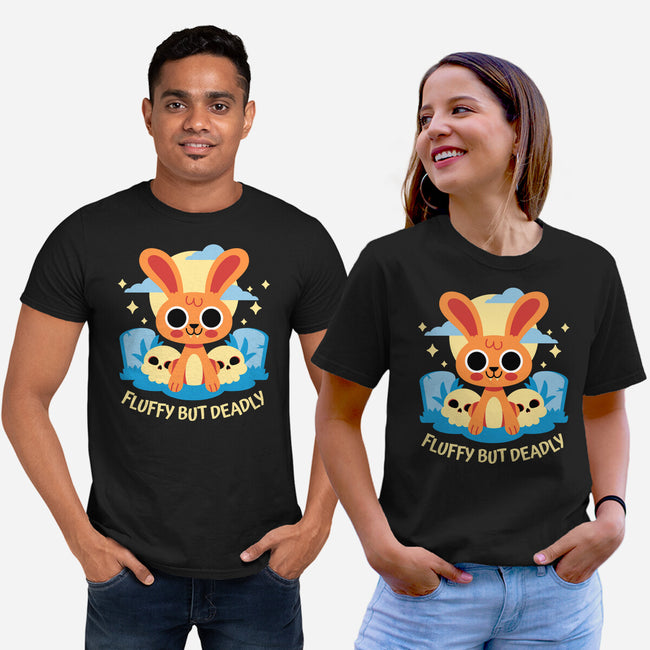 Fluffy But Deadly-Unisex-Basic-Tee-FunkVampire