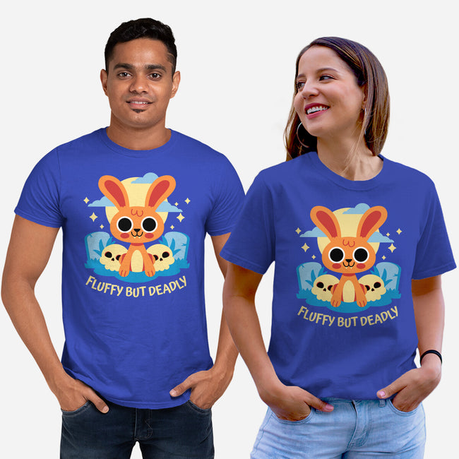 Fluffy But Deadly-Unisex-Basic-Tee-FunkVampire