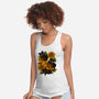 Sunflowers And Black Kitties-Womens-Racerback-Tank-ricolaa