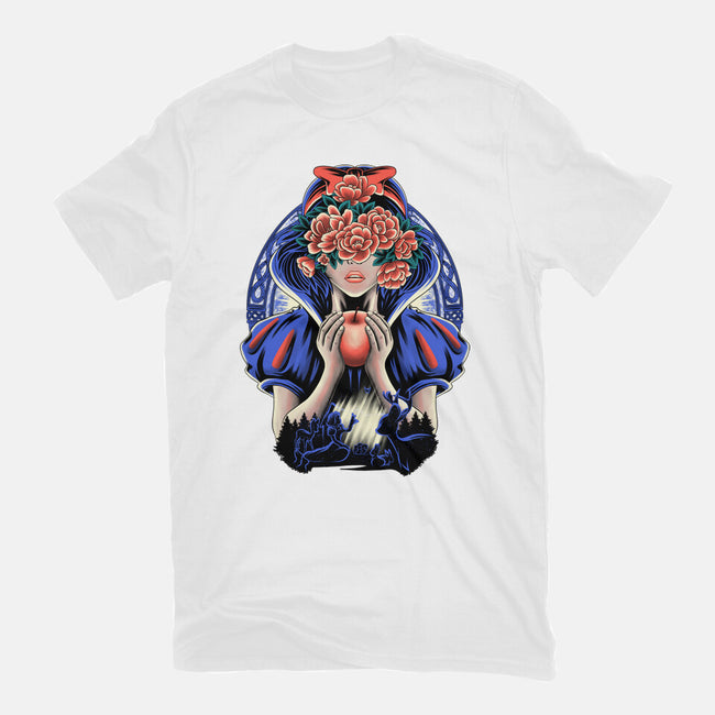 Snow Princess Flower Face-Unisex-Basic-Tee-rmatix